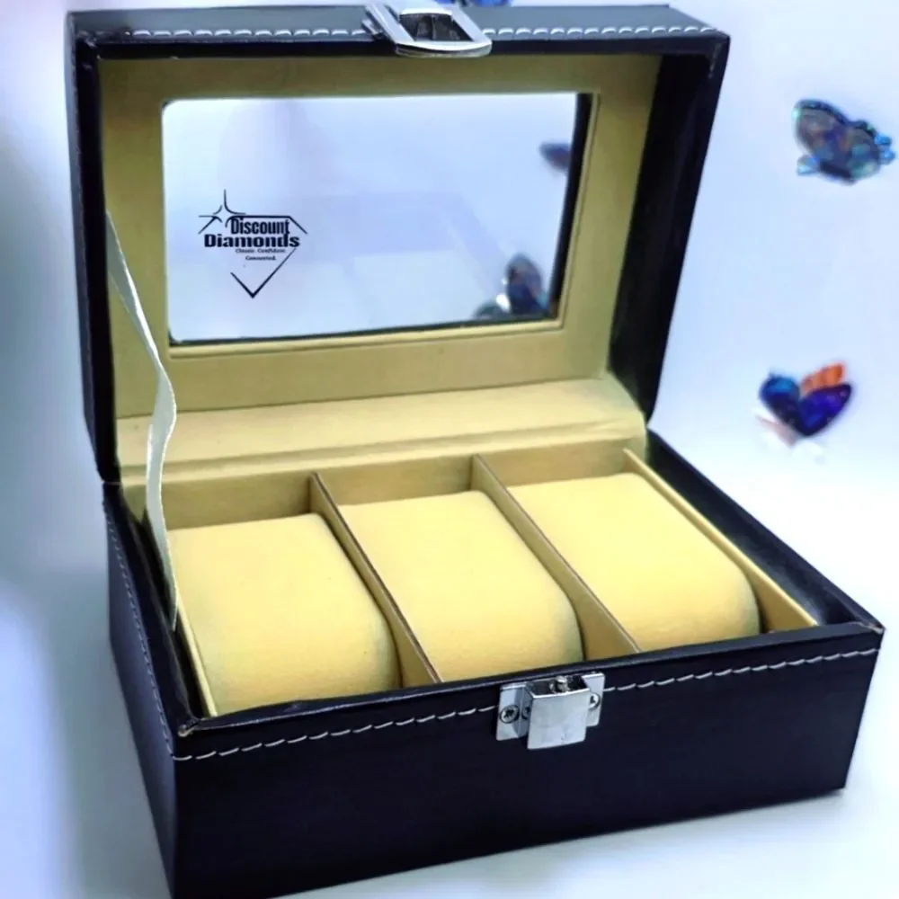 Men's Watch/Jewelry Organizer Holds Three